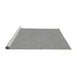 Sideview of Machine Washable Transitional Cloud Gray Rug, wshpat1435gry