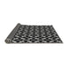 Thickness of Patterned Midnight Gray Rug, pat144gry