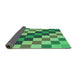 Thickness of Patterned Green Rug, pat1441grn