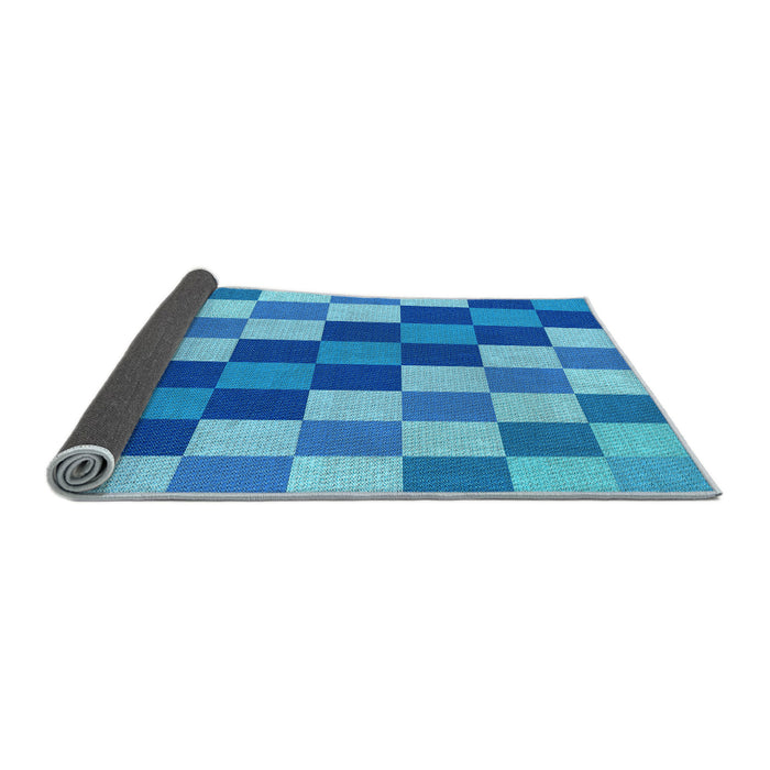 Thickness of Patterned Blue Rug, pat1441lblu