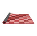 Thickness of Patterned Red Rug, pat1441rd