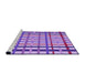 Sideview of Machine Washable Transitional Dark Orchid Purple Rug, wshpat1445pur