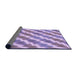 Thickness of Patterned Light Purple Rug, pat1447pur