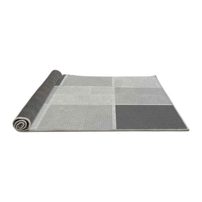 Thickness of Patterned Gunmetal Gray Rug, pat1448gry