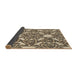 Thickness of Patterned Coffee Brown Rug, pat1449brn