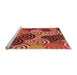 Sideview of Machine Washable Transitional Red Rug, wshpat145org