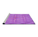 Sideview of Machine Washable Transitional Purple Rug, wshpat1456pur