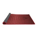 Thickness of Patterned Red Rug, pat1460rd