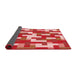 Thickness of Patterned Red Rug, pat1464rd