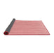 Thickness of Patterned Pink Rug, pat1466rd