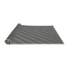 Thickness of Patterned Gunmetal Gray Rug, pat1467gry