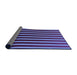 Thickness of Patterned Dark Purple Rug, pat1469pur