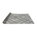 Thickness of Patterned Platinum Silver Gray Rug, pat1470gry