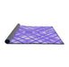 Thickness of Patterned Purple Rug, pat1470pur