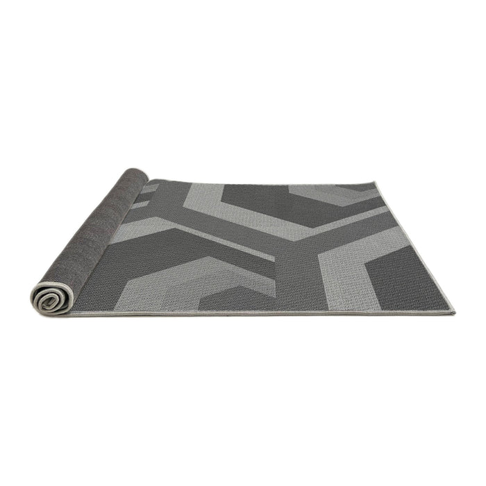 Thickness of Patterned Gray Rug, pat1471gry