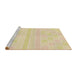 Sideview of Machine Washable Transitional Khaki Gold Rug, wshpat1472brn