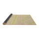 Thickness of Patterned Khaki Gold Rug, pat1472brn