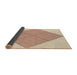 Thickness of Patterned Wheat Beige Rug, pat1473brn