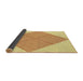 Thickness of Patterned Sun Yellow Rug, pat1473yw