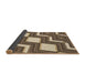 Thickness of Patterned Brown Sugar Brown Rug, pat1476brn