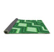 Thickness of Patterned Green Rug, pat1476grn