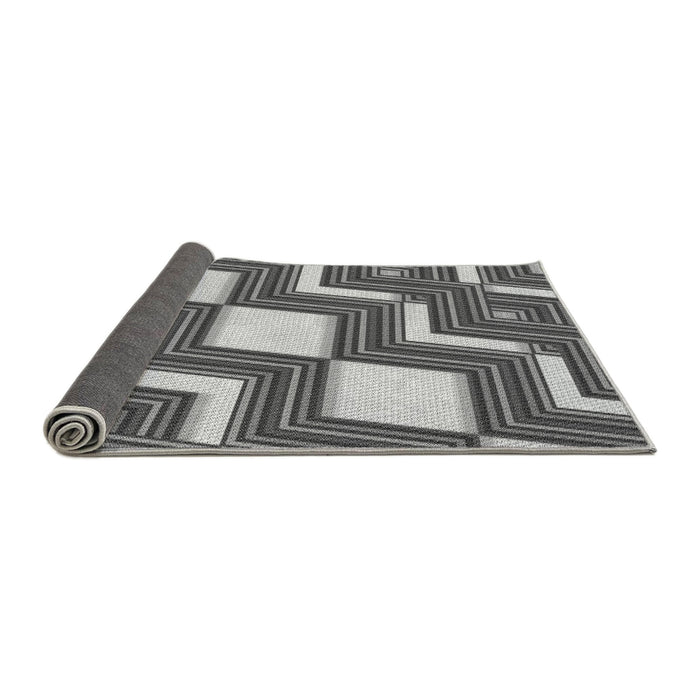 Thickness of Patterned Cloud Gray Rug, pat1476gry