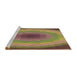 Sideview of Machine Washable Transitional Sienna Brown Rug, wshpat148brn