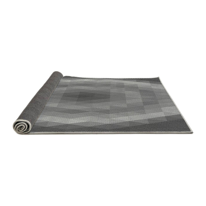 Thickness of Patterned Carbon Gray Rug, pat148gry