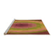 Sideview of Machine Washable Transitional Red Rug, wshpat148org