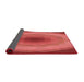 Thickness of Patterned Red Rug, pat148rd