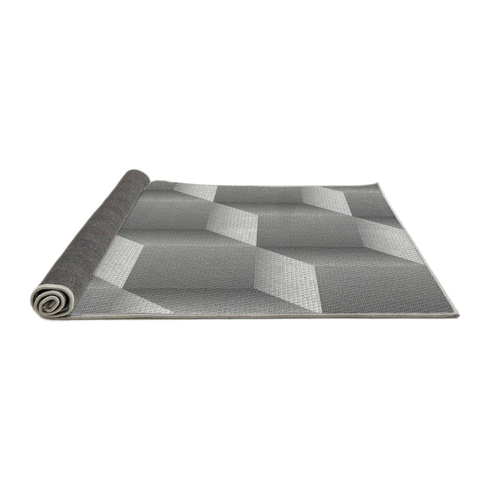 Thickness of Patterned Cloud Gray Rug, pat1480gry