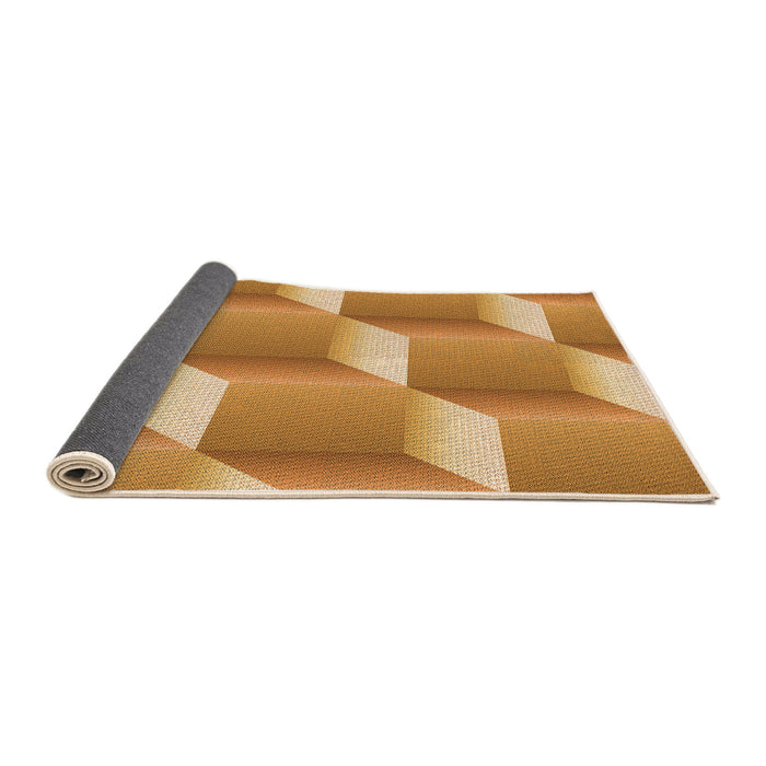 Thickness of Patterned Orange Rug, pat1480org