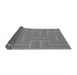 Thickness of Patterned Dark Gray Rug, pat1482gry