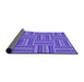 Thickness of Patterned Purple Rug, pat1482pur