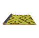 Thickness of Patterned Yellow Rug, pat1483yw