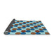 Thickness of Patterned Ash Gray Rug, pat1486lblu