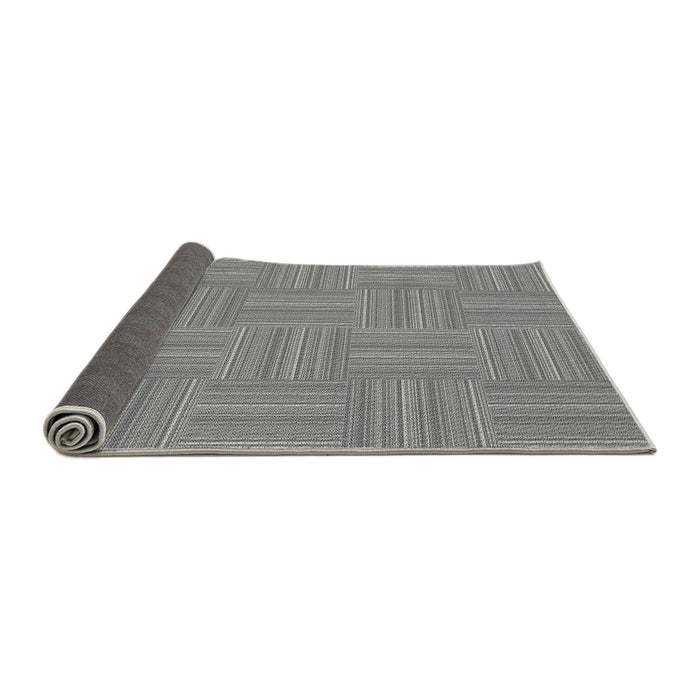 Thickness of Patterned Smokey Gray Rug, pat1487gry