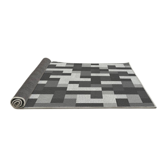Thickness of Patterned Cloud Gray Rug, pat1490gry