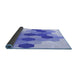 Thickness of Patterned Periwinkle Purple Rug, pat1492blu