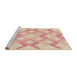 Sideview of Machine Washable Transitional Orange Rug, wshpat1493brn