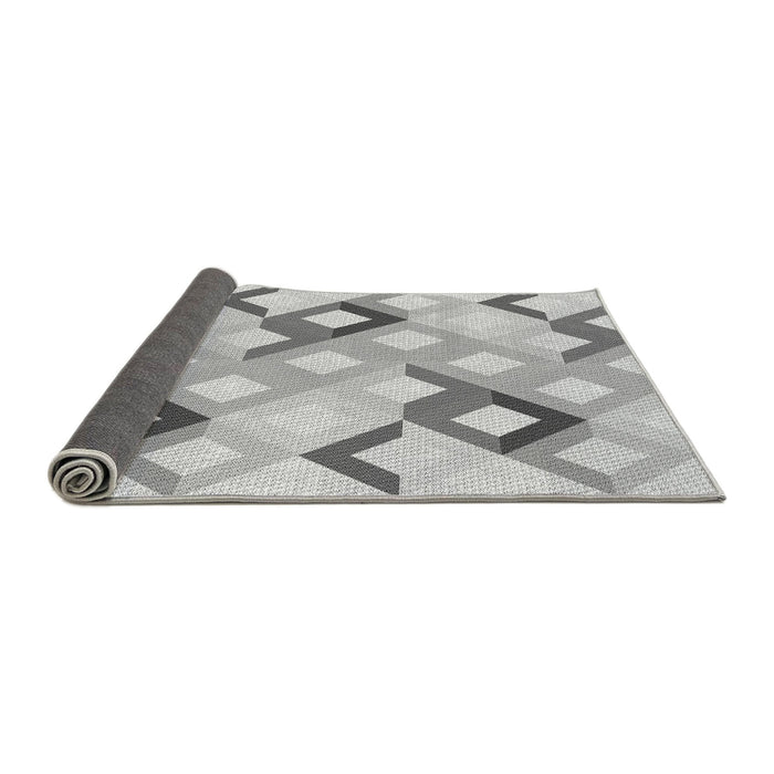 Thickness of Patterned Gray Rug, pat1494gry