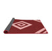 Thickness of Patterned Red Rug, pat1495rd