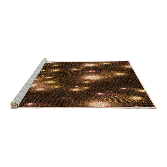 Sideview of Machine Washable Transitional Red Rug, wshpat15org