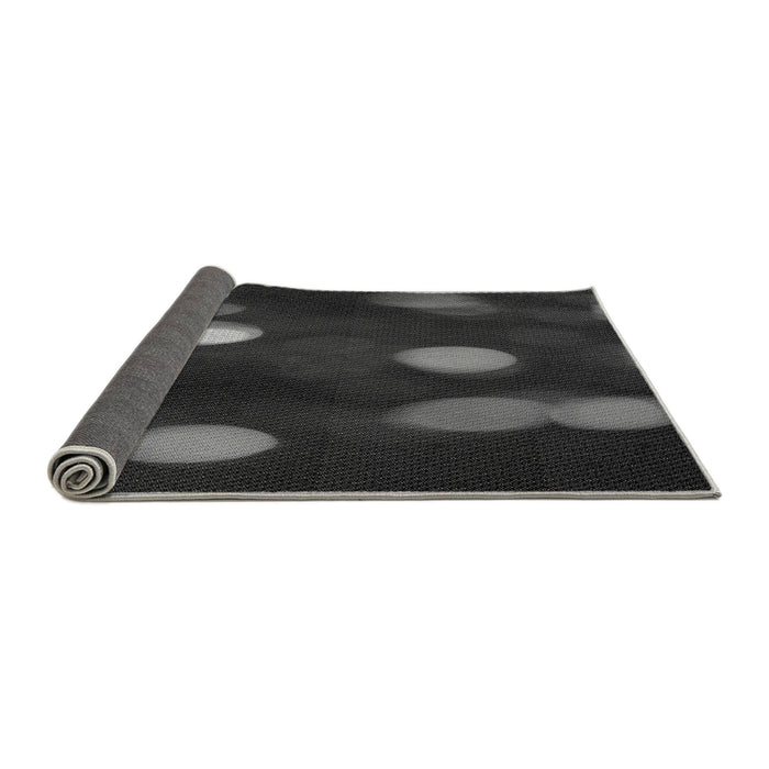 Thickness of Patterned Midnight Gray Rug, pat150gry