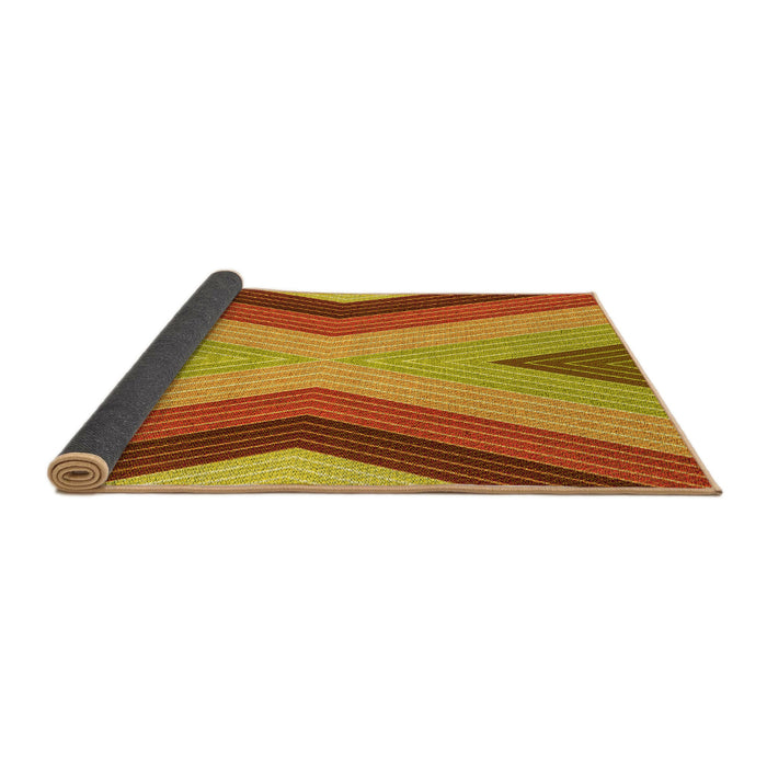 Thickness of Patterned Red Rug, pat1501yw