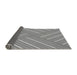 Thickness of Patterned Silver Gray Rug, pat1502gry