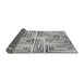 Thickness of Patterned Platinum Silver Gray Rug, pat1504gry