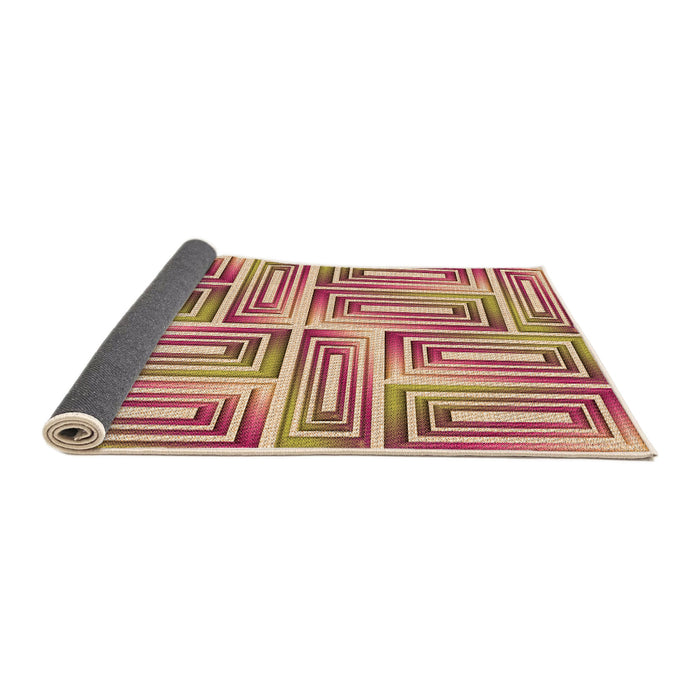 Thickness of Patterned Red Rug, pat1504org