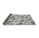 Thickness of Patterned Silver Gray Rug, pat1505gry