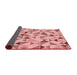 Thickness of Patterned Red Rug, pat1505rd